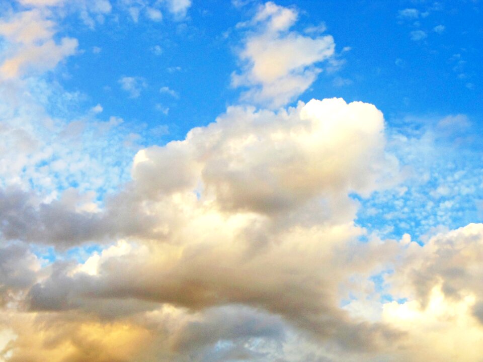 Day cloudy sky summer