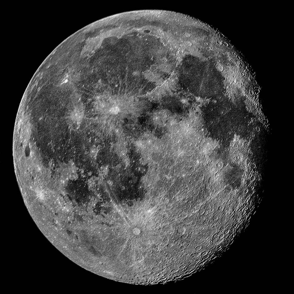 Moon at night night photograph space
