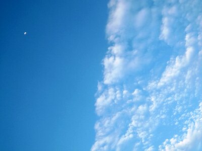 Daytime clouds blue photo