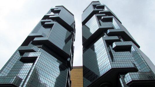 Skyscaper tall buildings glass buildings