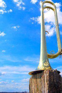 Musical instrument sky blue
