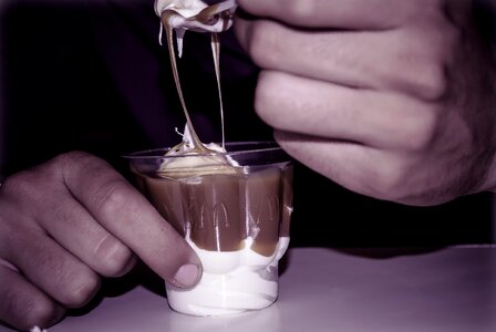 Chocolate ice cream sweet