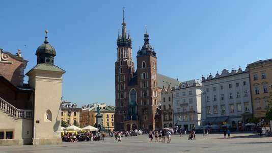 Poland st mary's church rynek glowny photo