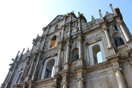 Ruins of st paul macau building photo