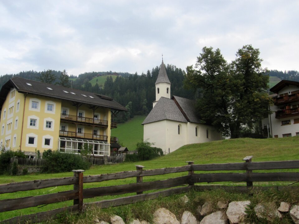 Church south tyrol sky
