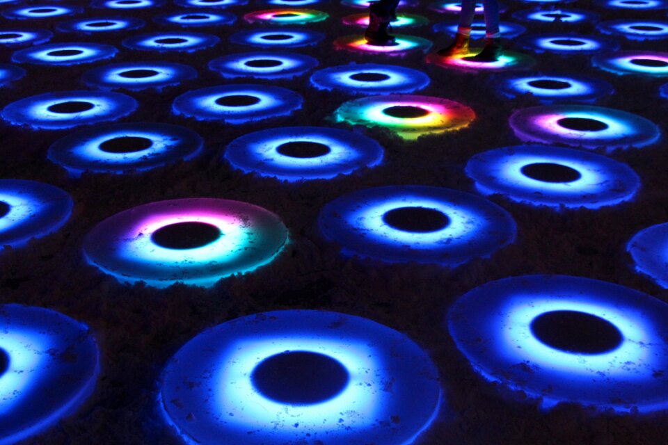 Light game of light circle
