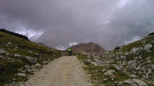 Hiking south tyrol landscape