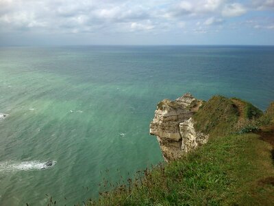 Cliffs seaside water photo