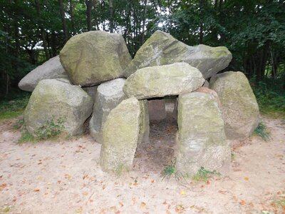 Megalithic grave middle ages stones
