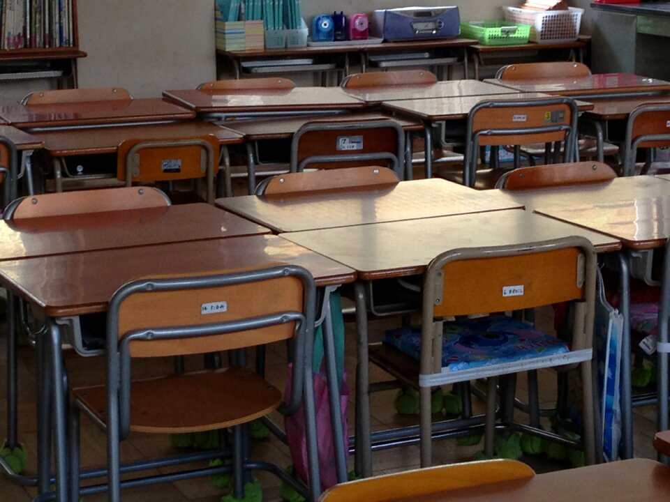 Brown school brown classroom