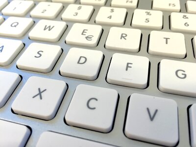 Tap keys white