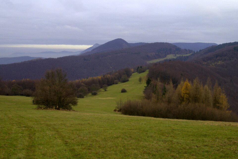 Meadow clouds clear
