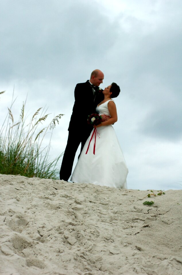Bride groom white