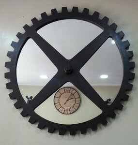 Clock metal iron