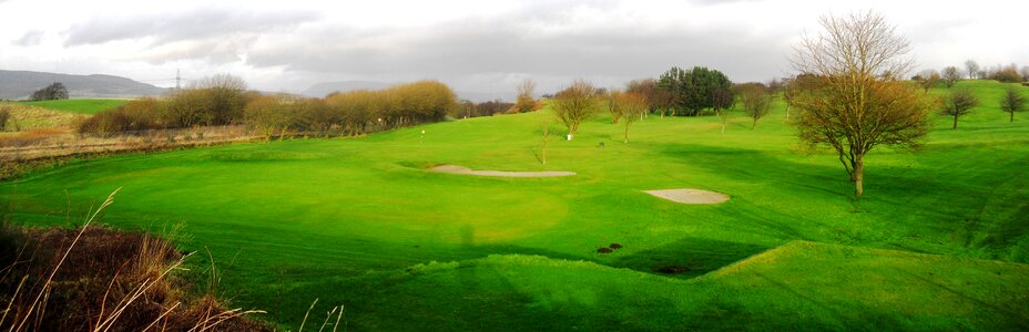 Landscape green golf