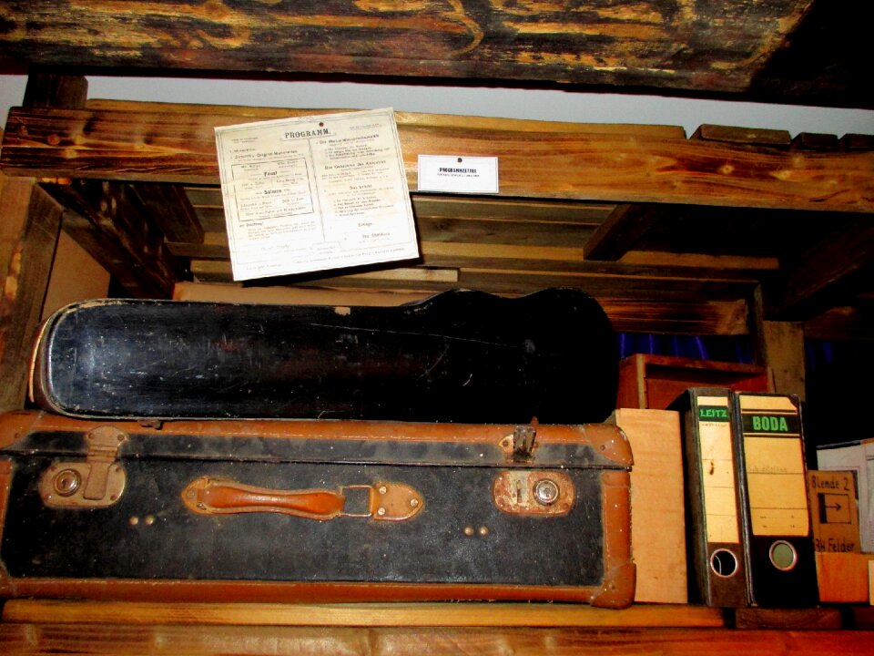 Antique decreasing puppet theatre
