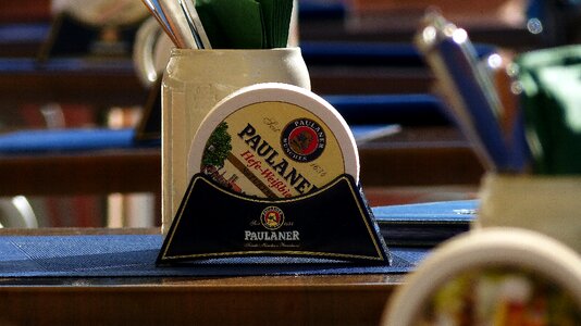 Beer coasters dining tables altbier