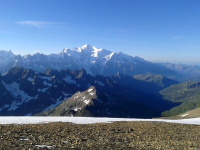 Picture the alps summit chamonix