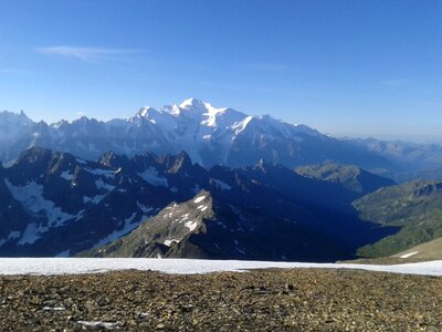 Picture the alps summit chamonix photo