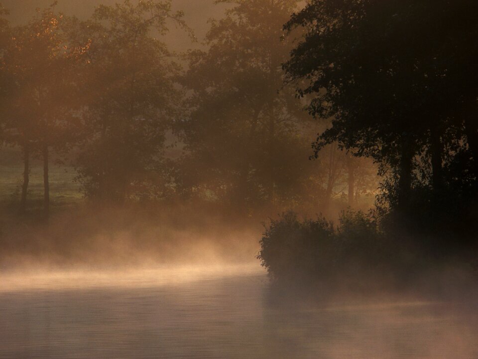 Haze shadow backlighting
