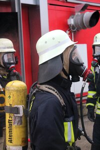 Use fire fighting breathing apparatus