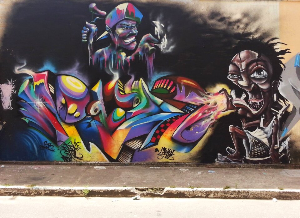 Wall art graphite