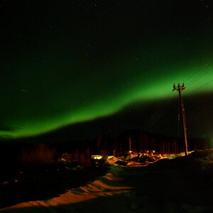 Aurora borialis sky night