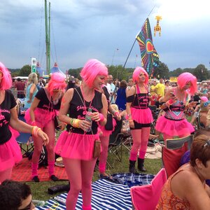 Pink festival happy photo