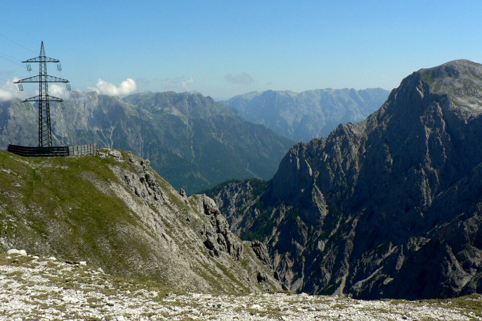 Austria mountains electricity