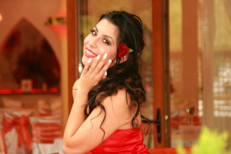 Sensuality beauty portrait