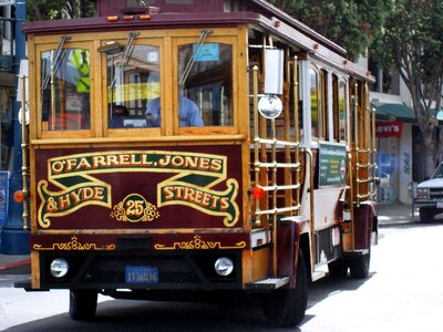 Bus vehicle tourist site