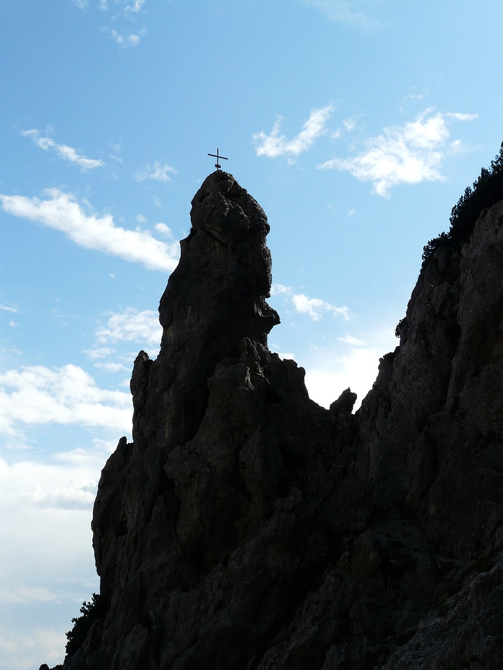 Summit mountains alpine