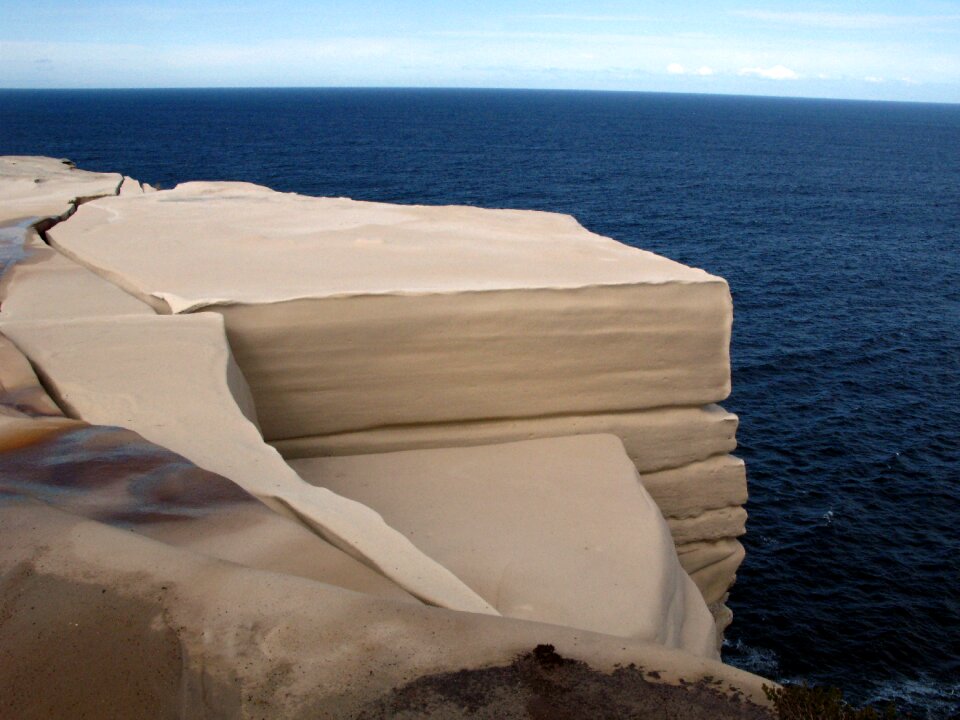 Landscape white coast