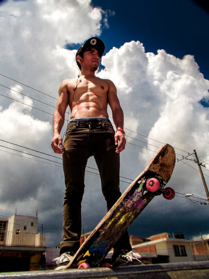 Skate model man