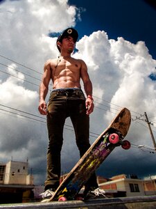 Skate model man