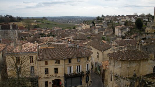 Wine village tourist site photo