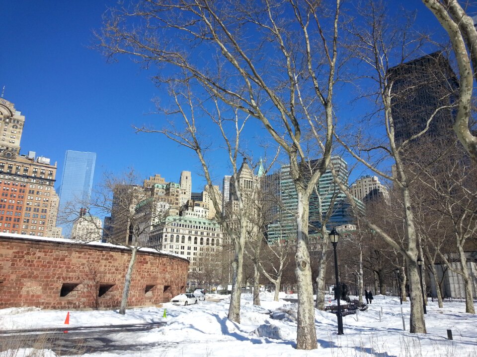 Winter snow sunny