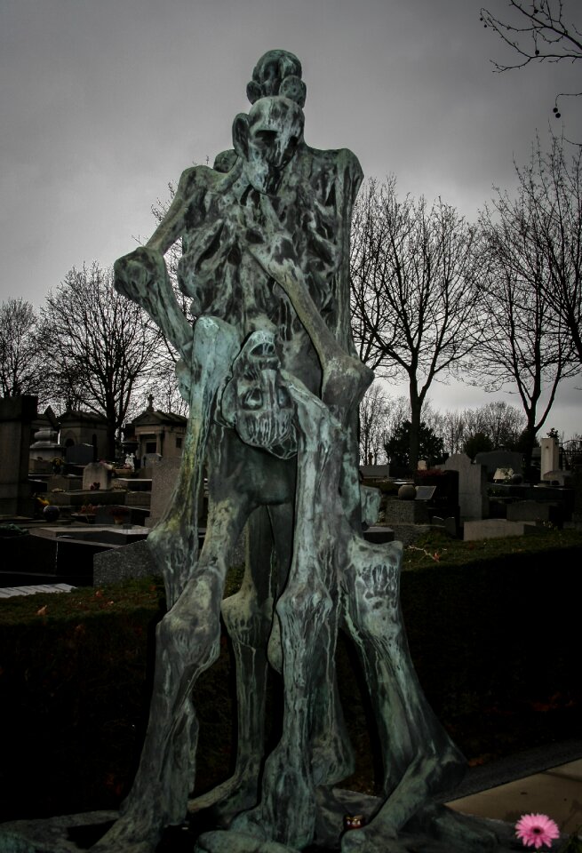Paris gray day mysterious