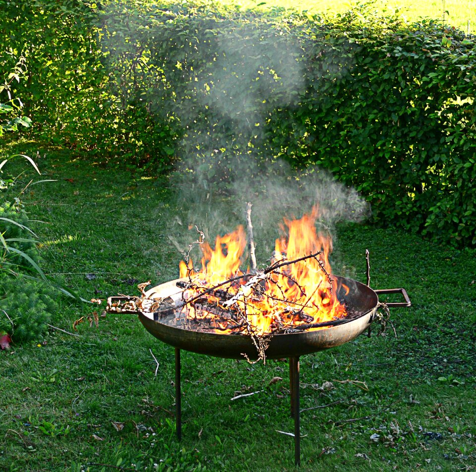 Fire hot burn branches