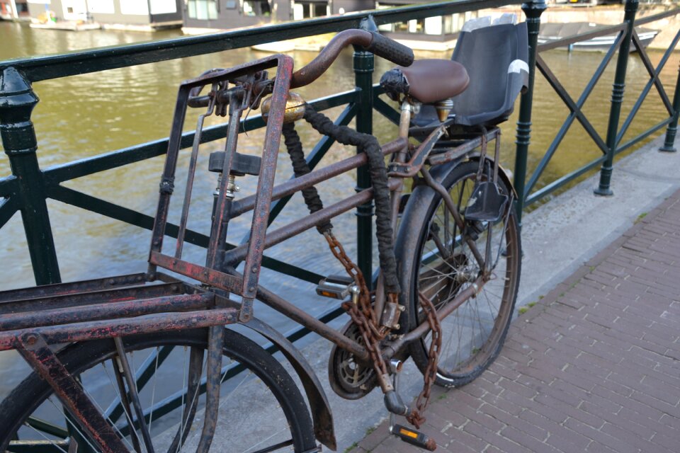 Drahtesel tires rusty turned off