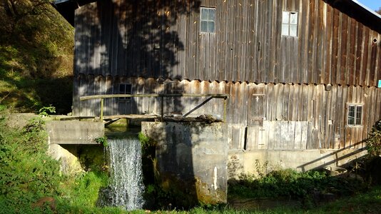 Building water watermill