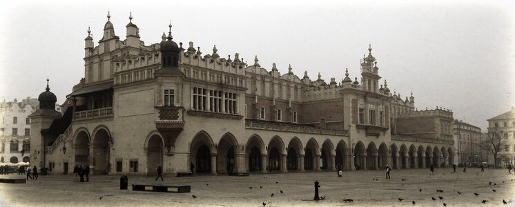 Cloth hall sukiennice the market architecture