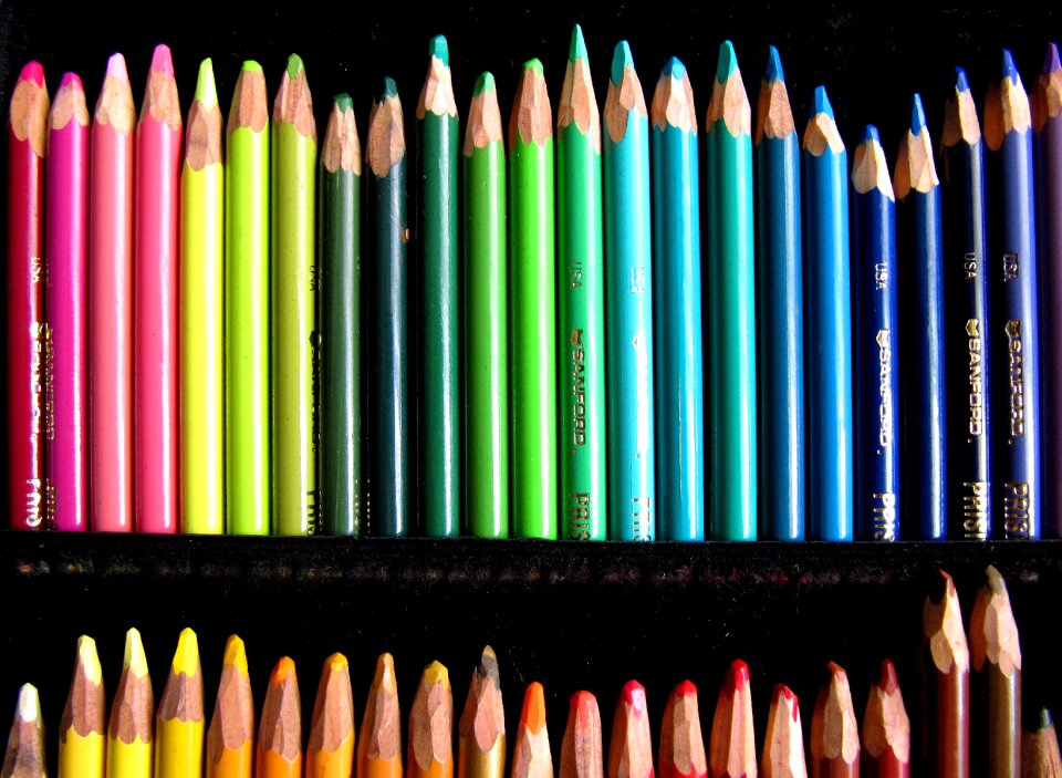 Art pencils colors