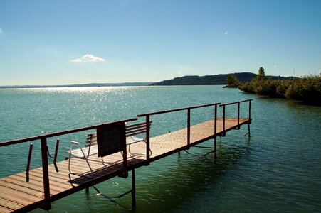 Bench bridge summer