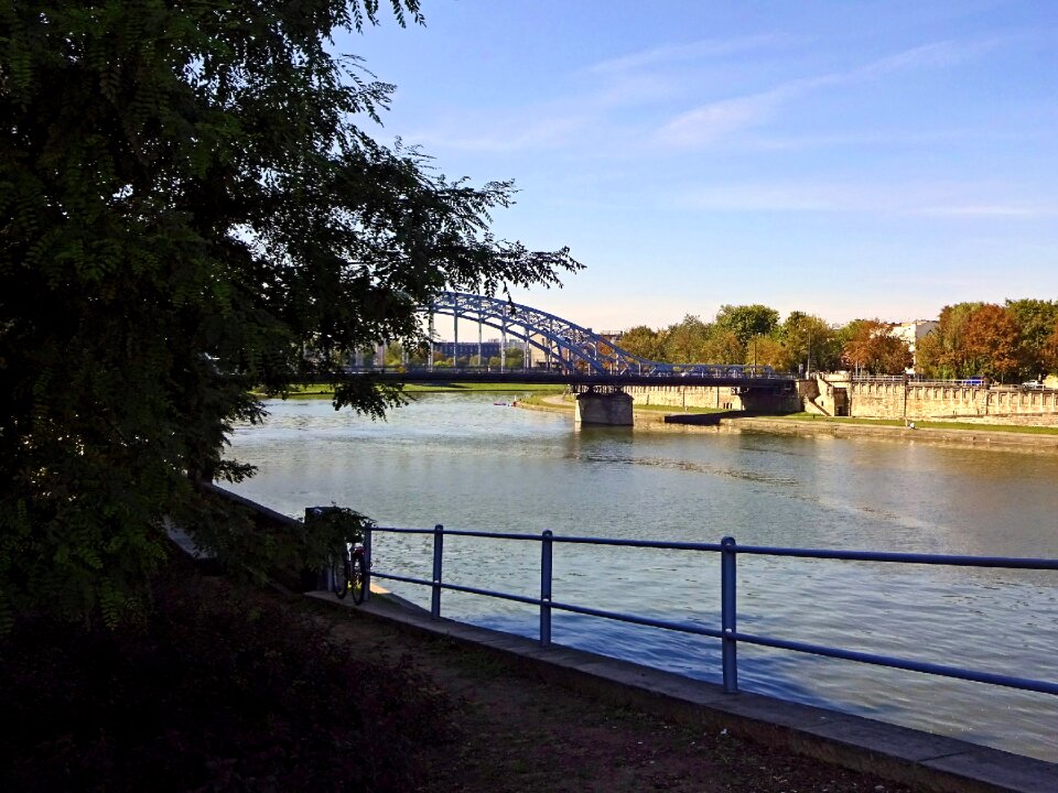 River panorama buildings