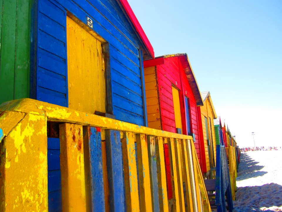 Beach beach houses colorful