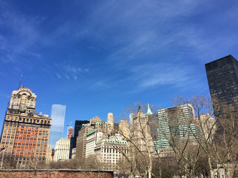 Skyscraper city landscape