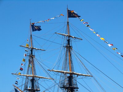 Pirate navigation blue sky photo