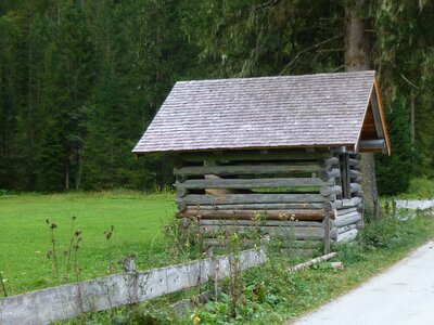 Hut landscape house photo