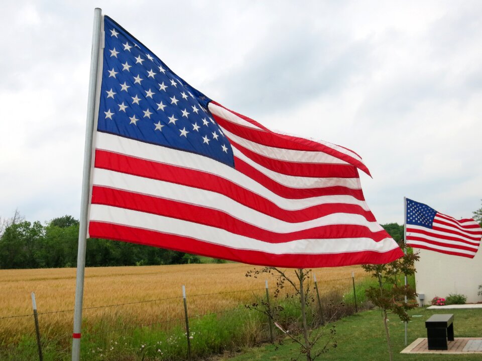 Usa flag american united